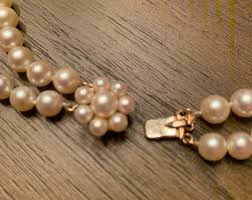 Cultured Pearl Double Strand Necklace With a 14k Designer ...