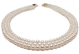 Triple Graduated Pearl Necklace | American Pearl