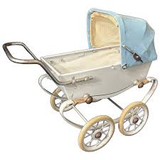 Vintage Red French Doucet Carriage. For Sale at Ruby Lane