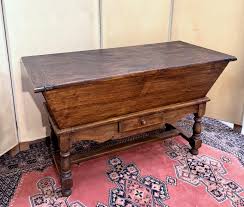 Rustic Louis XIII Style Oak Kneading Trough | Chairish