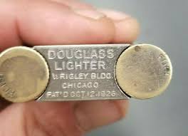 VINTAGE DOUGLASS LIGHTER WRIGLEY BUILDING CHICAGO PAT OCT 12 ...