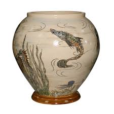 Fish Vase Large – Andrew Hull Pottery – Seaway China Co.