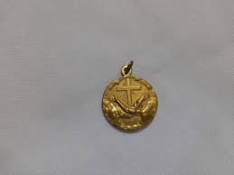 Bronze pendant venerable servant of god Andres Garcia Acosta ...