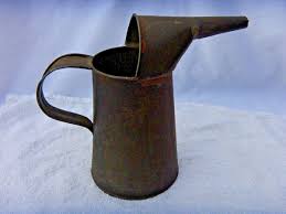 VINTAGE METAL OIL CAN 1/4 GAL LIQUID U.S. STANDARD NYC APPROVED D.2 | eBay