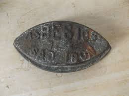 Vintage Cast Iron Asbestos Sad Iron - Use as Door Stop | eBay