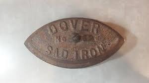 Dover Sad Iron -No 62- Antique Iron Rustic Decor Piece 4+ ...