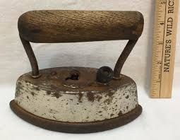 Sad Iron Flat Stove Top Wooden Handle Removable Dover USA ...