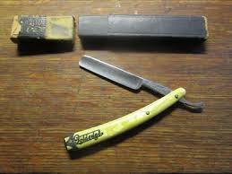 Double Duck Goldedge Straight Edge Razor with box | eBay