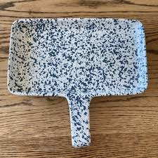 Dr. Douglas Wonder Baker Baking Pan Stoneware Ovenware Blue Speckle Splatter for sale online | eBay