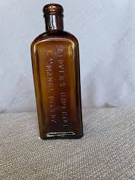 ANTIQUE! Glovers Imperial Mange Remedy Amber-Brown Jar/Bottle from 1920's | eBay