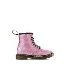 Dr. Martens 1460 8-Eye Glitter Boot - Toddler - Pink | Journeys