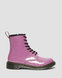 Youth 1460 Glitter Lace Up Boots in Pink | Dr. Martens