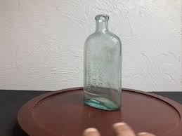 Vintage Blue Glass Medicine Tonic Bottle Fellows Syrup of ...