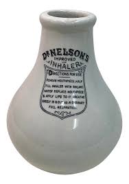 Antique Earthenware Dr. Nelson's Improved Inhaler Jug From ...