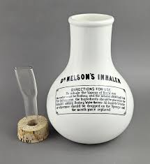WWII Ceramic Steam Inhaler, Dr. Nelson's Improved Inhaler by ...