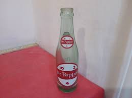 Vintage Soda Bottles, Dr. Pepper Bottle, 6 1/2 Oz 10 2 4 and ...