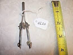 Compass, Vintage K & E Compass, 1-7/8" Capacity, Made in ...