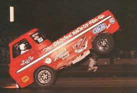 65 Econoline wheelstander...Talk about poppin' a wheelie ...