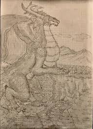 OC][Art] Trekishkaeren'siksta, a metallic dragon druid that ...