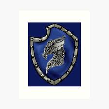 Bahamut holy symbol" Art Print for Sale by saintash | Redbubble