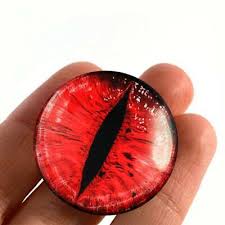 Red Glass Cat Eyes Realistic Taxidermy Doll Eyeballs 1" 25mm | eBay