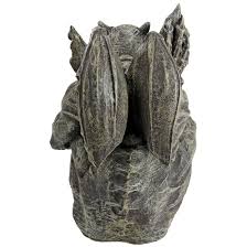 Design Toscano 12-in H x 8-in W Gray Gargoyle Garden Statue CL3693 at Lowes.com