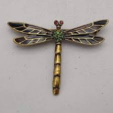 1928 Mfg Co. Dragon Fly Rhinestone Pin- Vintage Dragonfly Brooch- 1928 Jewelry Collector- Mother's Day Gift for Her- Gift Topper K#777 - Etsy