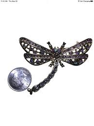 Two Vintage Dragonfly Brooches Pins, for Her, for Wife ...
