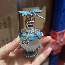 25ml Green Dragonfly Glass Perfume Bottle - Customizable Odm