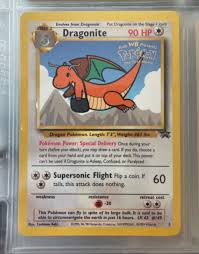 Classic Pokemon black star promo dragonite #5 card | eBay