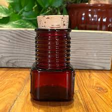 Wide-Mouthed Red Wheaton Bottle — Green Witch Vintage & Handmade