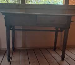 What was this vintage table used for?
