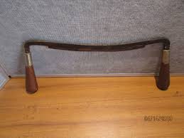 Vintage Glass ME Draw Knife 9 1/2" Blade | eBay