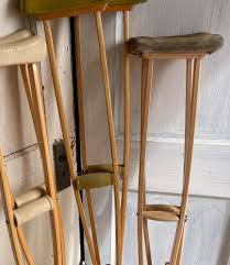 Vintage Crutches - Adjustable Medium Size - Old 47 to 57 Inches Tall - Etsy