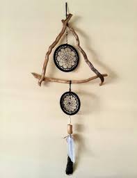 Black Boho Dream Catcher, Set of Two - Etsy