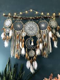 5 Pieces Dream Catcher Hanging Kit Bedroom Dream Catcher Wall Decor Feather Tassels Wall Hanging Dream Catcher Craft for Room Decoration (#1) : Amazon.de: Home & Kitchen