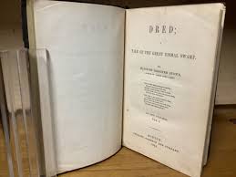 1856 Dred; A Tale Of The Great Dismal Swamp - Harriet Beecher Stowe | eBay