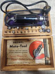 1938 Dremel Moto Tool Model 2, Bakelite, Wood Box ...