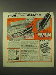 1949 Dremel Moto-Tool Ad - The Ideal Christmas Gift-BN0143