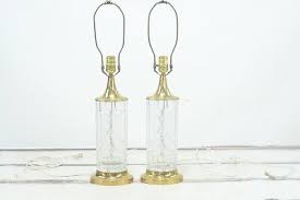 Vintage Brass and Cut Glass Crystal Signed Dresden Table ...