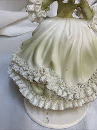 Vintage Ardalt Lenwile China Victorian Lady Music Box Pink ...