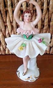 Vintage Dresden Porcelain Ballerina, over 60 years old, 4 ...