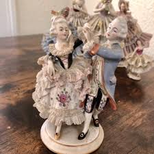Lot of 6 Antique Dresden, Capodimonte, And Kunst Porcelain Figurines | eBay