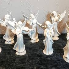 Beautiful Dresden Heavenly White Orchestra/choir Angels - Set of 8 - Etsy