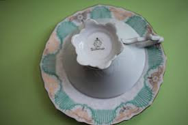 Rare Antique Volkstadt Porcelain Trio/cup Saucer Plate ...