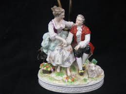 Lot - Royal Vienna Porcelain Figural Lamp