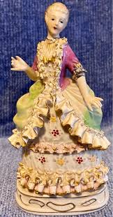 Antique Dresden Figurine To Display With Dolls Or Dollhouse ...