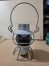 RARE ANTIQUE "DRESSEL ARLINGTON N.J." RAILROAD LANTERN, "E ...