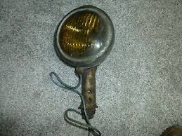 Vintage DK Saf Tee 4 5/8 Amber Fog Lamp With Bracket | eBay