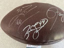 LAWRENCE TAYLOR / JASON TAYLOR / ZACH THOMAS AUTOGRAPH NFL ...